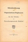 Schulordnung 1940